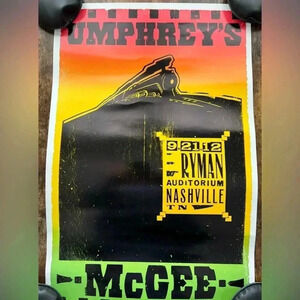 Hatch Print | The Ryman, poster. Umphreys McGee. 9/12.